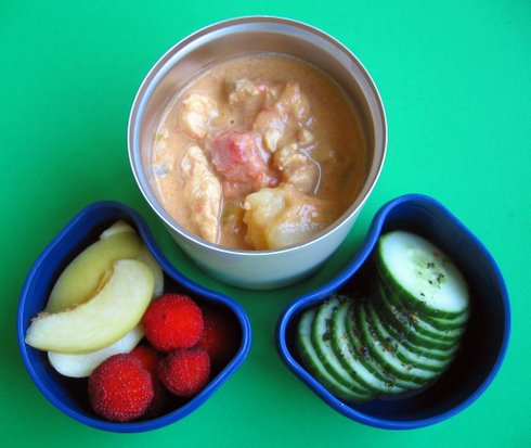 Chicken peanut curry for preschooler