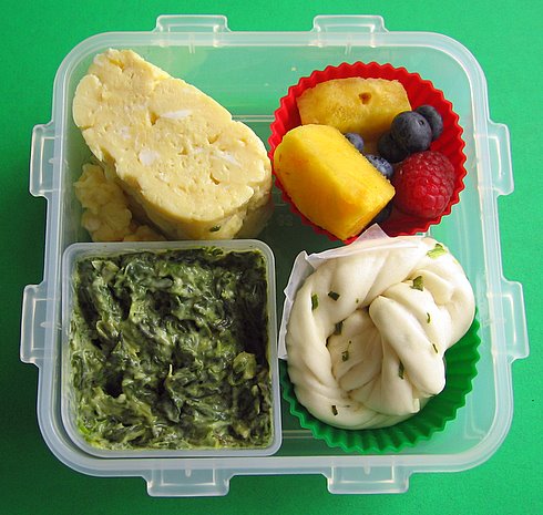 Egg & spinach lunch