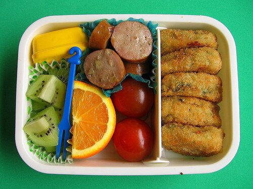 Spinach bite lunch