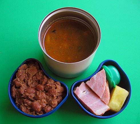 Seafood soup lunches