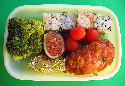 Rice cube bento lunches