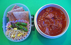 Chili Colorado lunch for preschooler