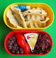 Potsticker lunch for preschooler