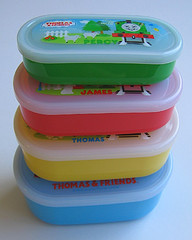 Nesting bento boxes: Thomas the Tank Engine