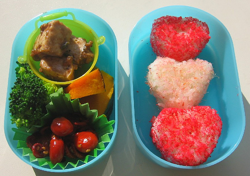 Speedy onigiri lunch for toddler ãŠå¼å½“