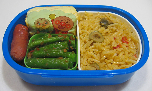 Burmese bean bento for toddler ãŠå¼å½“