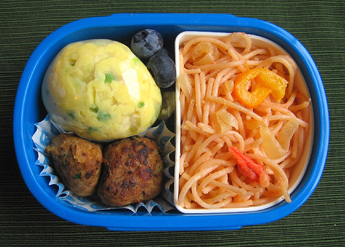 Speedy scrambled egg lunch for toddler ãŠå¼å½“