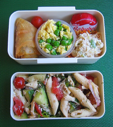 Pasta salad lunch