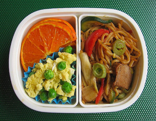 Yakisoba lunch for toddler