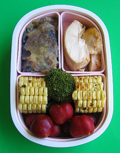 Corn on the cob bento lunches