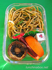 Sausage & broccoli rabe pasta lunch for preschooler Sausage & broccoli rabe pasta lunch for preschooler