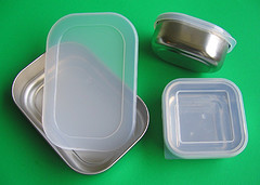 Stainless steel food containers