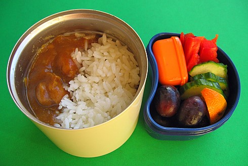 Curry and lamb stew lunches