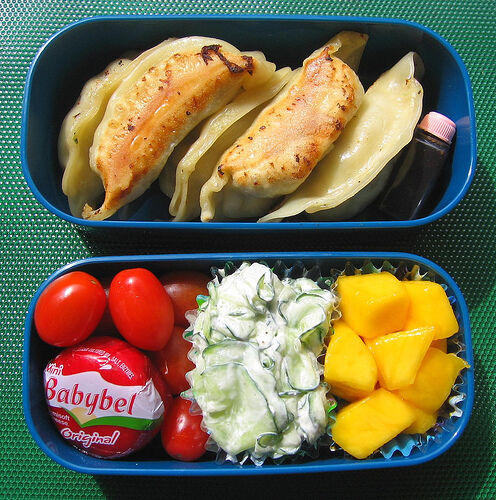 Speedy gyoza lunch