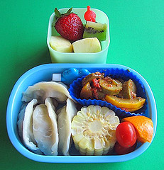 Gyoza lunch for preschooler