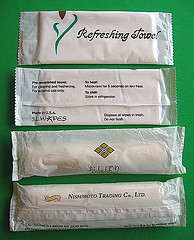 Disposable oshibori Disposable oshibori