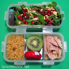 Pomegranate salad bento lunch Pomegranate salad bento lunch