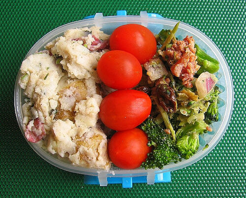 Masala mashed potato snack for preschooler