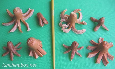 How to make an octodog (hot dog octopus)