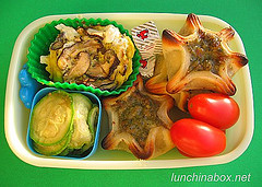 Appetizer pastry bento lunch for preschooler #2