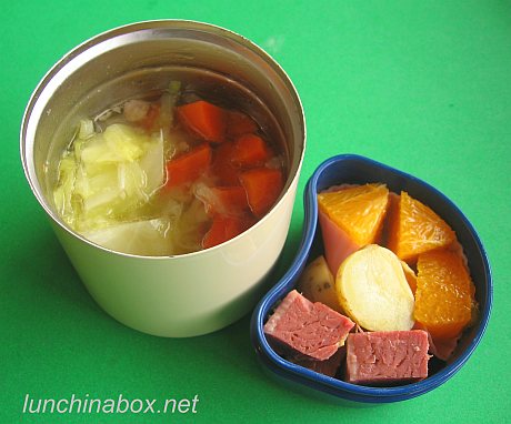 Corned beef bento lunches