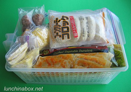 Save time & energy with bento baskets for the freezer