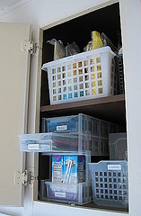 After: Pull-out drawer in organized pantry 4