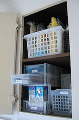After: Pull-out drawer in organized pantry 4