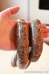 Hank's homemade rooster sausage