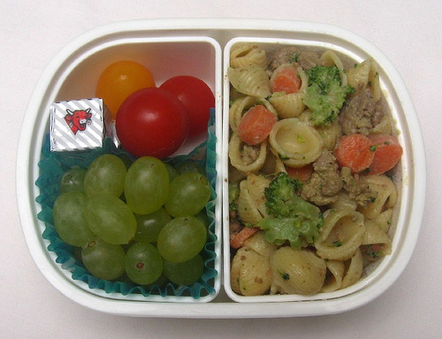 Shells & cheese lunch for toddler