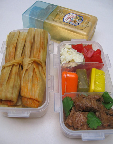 Homemade tamales