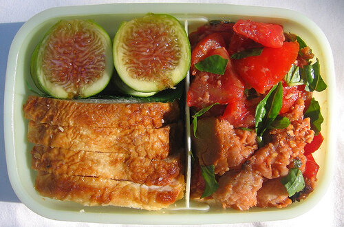 Bread salad lunch