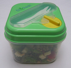 Fit & Fresh salad container (assembled)