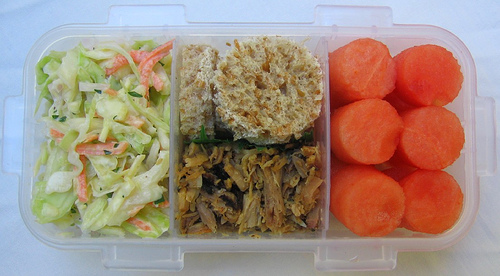 Pulled pork bentos x 3